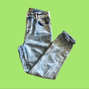TopShop Acid Wash Mom Jeans
